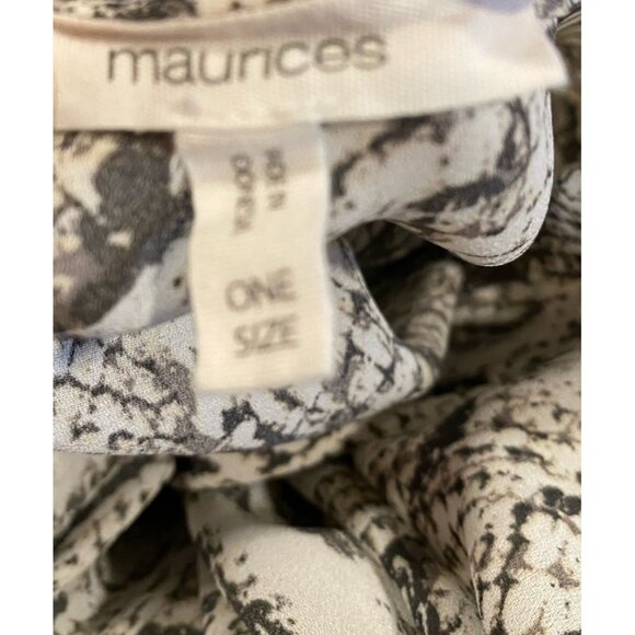 Maurices Womens One Size Snake Print Blouse Cover - Picture 4 of 10